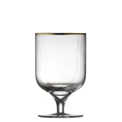 Coffret 4 verres à vin 30 cl Palermo Gold, Lyngby Glas