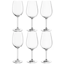 Coffret 6 verres à vin rouge 46 cl Daily, Léonardo