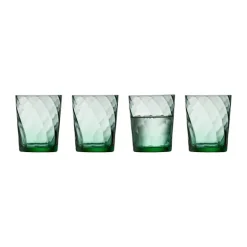Coffret 4 verres Vienna Green, Lyngby Glas