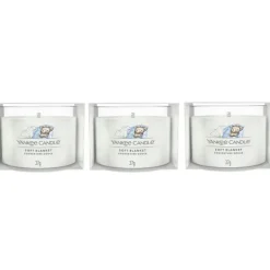 Coffret de 3 Bougies Votives Parfumées Couverture Douce, Yankee Candle
