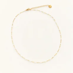 Collier Castelo Choker blanc, Palas
