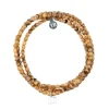 Collier et Bracelet 3 tours Coeur Silver Caramel, Têtes Blondes
