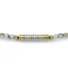 Collier et Bracelet 6 tours Lizbeth Cristal, Têtes Blondes