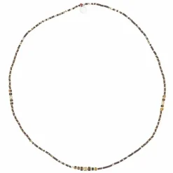 Collier et Bracelet 3 tours Léopard Slim, Têtes Blondes