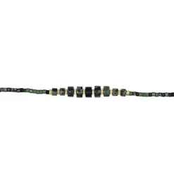 Collier et Bracelet 3 tours Crocodile Slim, Têtes Blondes
