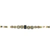 Collier et Bracelet 6 tours Python Slim, Têtes Blondes