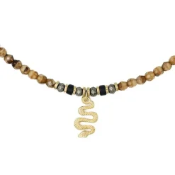 Collier ras du cou Kaa Caramel, Têtes Blondes