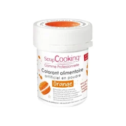 Colorant artificiel en poudre Orange, Scrapcooking