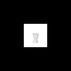 Coquetier sur pied porcelaine blanche, Bastide Diffusion