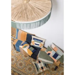 Coussin brodé Hivana, Vivaraise