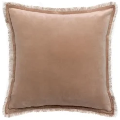 Coussin Uni Fara Taupe, Vivaraise