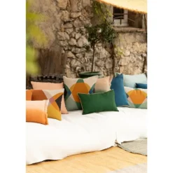 Coussin Zeff Céleste 30 x 50 cm, Vivaraise
