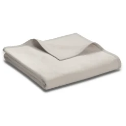 Couverture Uni Coton Silver, Biederlack