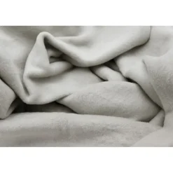 Couverture Uni Coton Silver, Biederlack