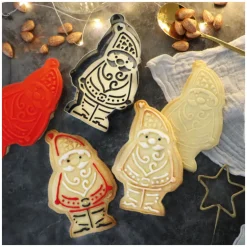 Découpoir + embosseur bois Père Noël, ScrapCooking