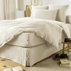 Drap housse Gaïa Pampa en gaze de coton, L'effet papillon