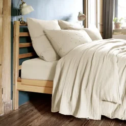 Drap housse Gaïa Pampa en gaze de coton, L'effet papillon
