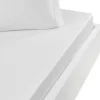 Drap Housse Soft Percale Blanc, Sensei