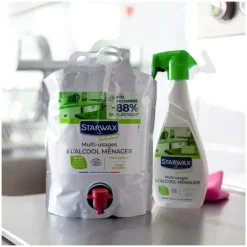 Eco recharge Multi-usages à l'alcool ménager Soluvert, Starwax