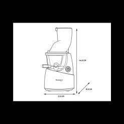 Extracteur de jus B9700 Gris, Kuving's