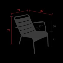 Fauteuil bas Luxembourg, Fermob