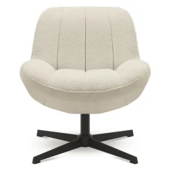 Fauteuil pivotant Pauline Écru, Opjet