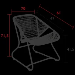 Fauteuil sixties, Fermob