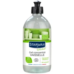 Gel vaisselle concentré Soluvert 500 ml, Starwax