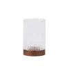 Gobelet de salle de bain en Verre et Acacia, Andrea House