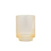 Gobelet de salle de bain Strié Gold en verre , Andrea House
