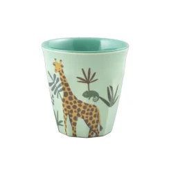 Gobelet enfant vert Jungle en mélamine, Rice