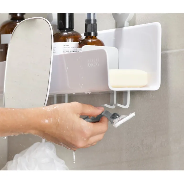 Grande étagère de douche avec miroir amovible EasyStore, Joseph Joseph