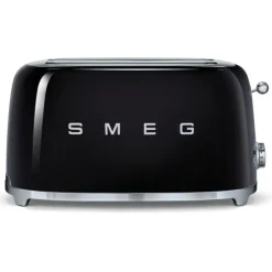 Grille-pain 4 tranches Années 50 Noir, SMEG