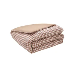 Housse de couette Vichy Beige, Essix
