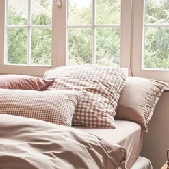 Housse de couette Vichy Beige, Essix