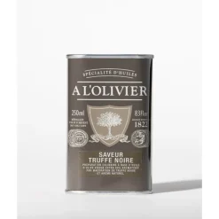 Huile d'olive aromatique saveur Truffe noire, A L'OLIVIER
