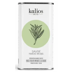 Huile d'Olive Infusée à la Sauge, Kalios