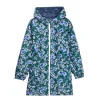 Imperméable Long Amelot Imprimé Géranium, Flotte
