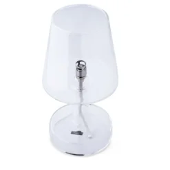 Lampe à huile de salon transparente, Peri Living