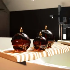 Lampe à Huile ronde Cognac, Peri Living