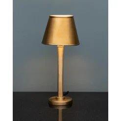 Lampe à poser dorée Sorgue, Chehoma