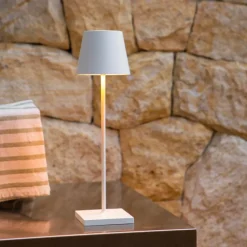 Lampe de table Poldina Blanc, Zafferano