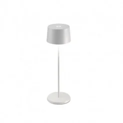Lampe Olivia Blanche 11x35 cm, Zafferano