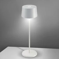 Lampe Olivia Blanche 11x35 cm, Zafferano