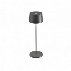 Lampe Olivia Grise 11 x 35 cm, Zafferano