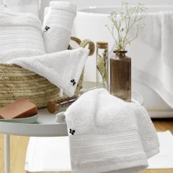 Linge de toilette Garance Chantilly, L'effet papillon
