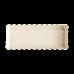 Long plat à tarte en céramique, Emile Henry