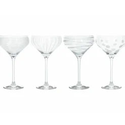 Lot de 4 coupes à champagne Cheers, Mikasa
