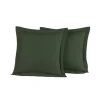 Lot de 2 taies d'oreiller Soft Percale Eucalyptus, Sensei