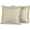 Lot de 2 taies d'oreiller Soft Percale Ficelle, Sensei